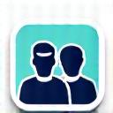 An icon of two people talking, symbolizing expert advice.